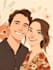 make couple portrait illustration