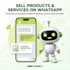 create a whatsapp chatbot for shopping, orders, and customer service