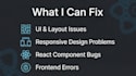 fix react bugs and improve UI responsiveness