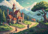 draw high quality pixel art assets and environments