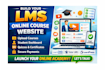 build lms online educational website, elearning website, wordpress lms website