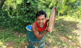 wish happy birthday with funny drum