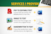 do fast and accurate copy typing from PDF, image or handwriting