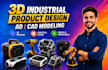 3d cad design 3d product design industrial mechanical 3d model for manufacturing
