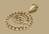bas relief 2d to 3d coin model ring pendant medallion cnc design printable model