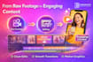 create professional social media video edits
