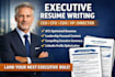 write your senior executive resume and linkedin profile