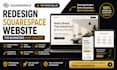 redesign squarespace website for businesses that convert, squarespace design