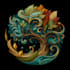 hand paint fantasy logo