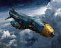 design spaceship, sci fi illustration and sci fi art