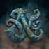 hand paint fantasy logo
