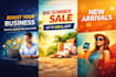 professional web banner and website banner