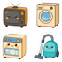 create cute cartoon illustrations and stickers