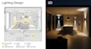 create 2d and 3d lighting design of your project