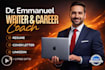write your senior or executive CV, resume, cover letter, optimize your linkedin