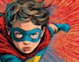 create superhero illustrations for comics, posters