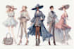 draw a professional fashion illustration
