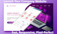 convert figma PSD xd into fast responsive website with tailwind bootstrap sass