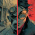 illustrate a superhero comic cover art