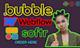 design develop webflow website webflow expert bubble expert
