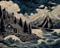 create awesome linocut illustration art