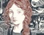 create linocut portrait illustration