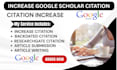 backdate and increase google scholar citation using researchgate and journals