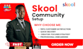 setup skool community skool community manager skool online community skool