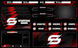 design animated twitch overlay and custom stream package