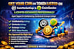 do professional coin listing on coinmarketcap, coingecko and exchanges
