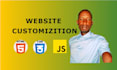 fix HTML CSS javascript bugs frontend website development