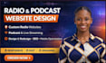 design radio website podcast website music website radio station artist website