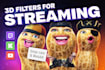 create custom 3d ar vtuber filter streaming avatar for snap camera lens studio