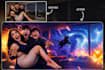 soft glow hard impact custom thumbnails