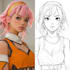 draw anime manga characters