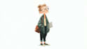 do a digital cartoon illustration