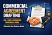 draft business agreements and documentation for you