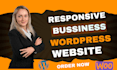 create wordpress website or business website within 12 hours
