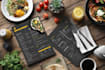 design attractive restaurant menu, digital menu,