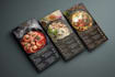 design modern menu restaurant menu digital food menu