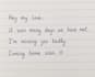 handwrite your personal letters and notes urgently