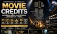 create movie credits, end credits, outro, imbd, movie trailer and title sequence