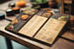 modern digital screen menu for restaurant and bars attract