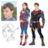 illustrate superhero character art