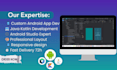 design, develop android app, java kotlin app, layout in 72h