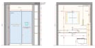 do bathroom interior design layout plans 2d 3d rendering