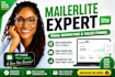 mailerlite landing page, mailchimp email template, mailerlite automation, flows