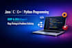 help with java, cpp, c and python programming, oop and dsa
