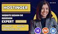 hostinger website design hostinger wordpress website hostinger website redesign