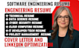 write ats software engineer resume tech resume cybersecurity it resume writing